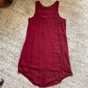 Racer back studded dress